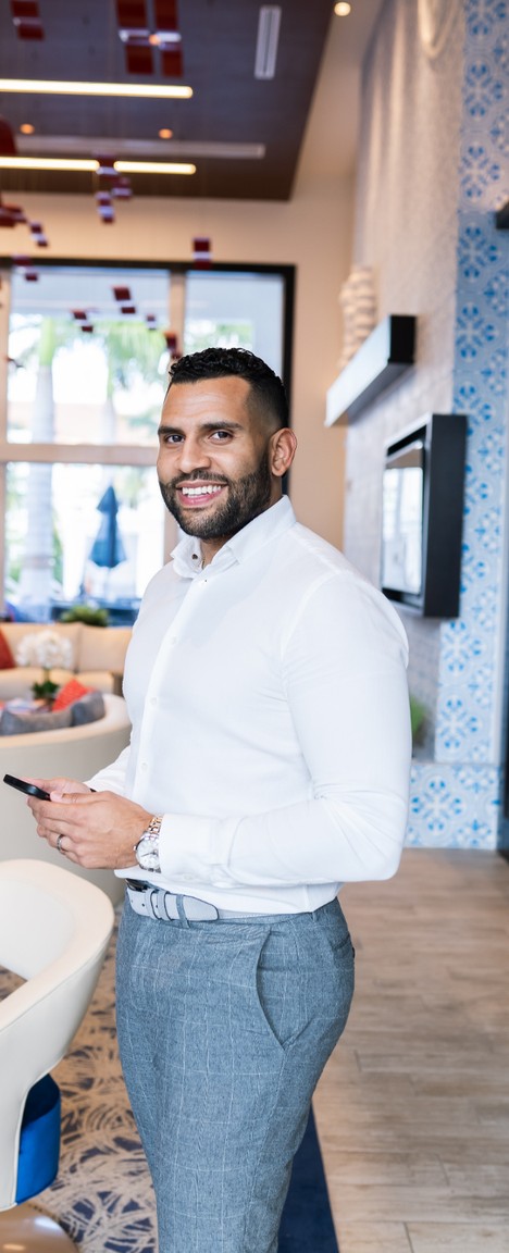 Portrait of Juan Nicasio, Chief Sales Officer of Legacy Labs.